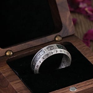 Viking Tree of Life Rings for Men,Viking Nordic Ring,Gothic Punk Ring, Statement Ring, Jewelry Gift for Him