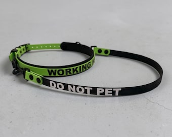 Asa de agarre desmontable para perros de servicio - Accesorio para el tráfico y el collar