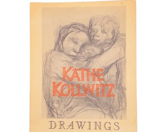 Käthe Kollwitz: Drawings 1955 Reproduction Portfolio Prints 1955 Kathe Kollwitz 5 of the 9 drawings Softcover