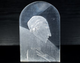 Deco Style Woman Lucite Seymour Mann 1980's Glamorous