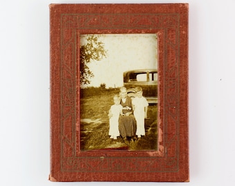 Vintage Photograph 1930's Children Candid Black and White