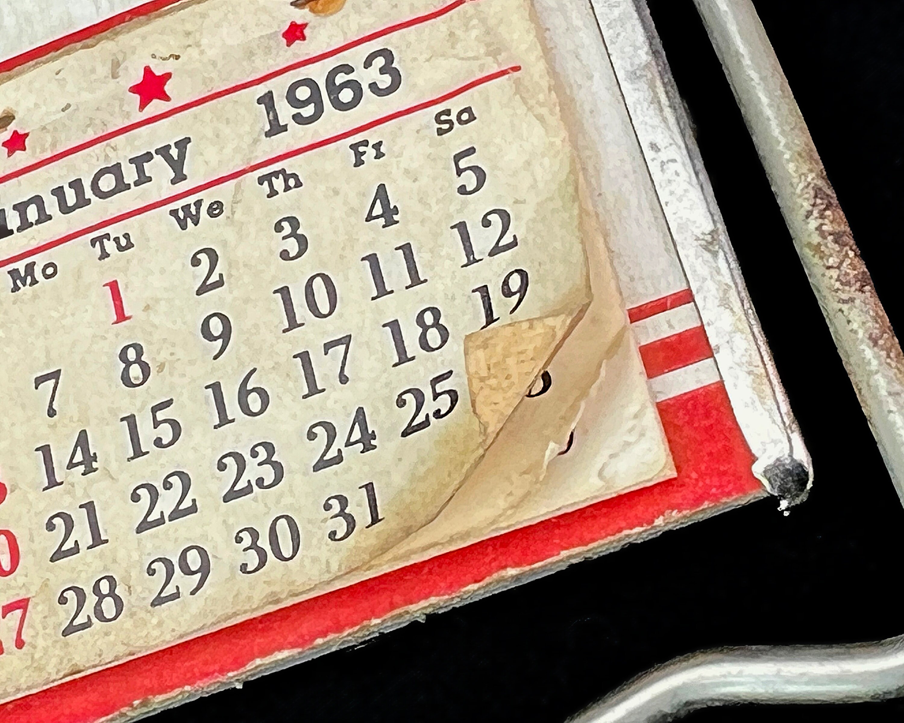 Vintage Auto Desk Calendar and Mirror Office Metal and Paper Nelson Motor  Stanchfield Minn 1963 - Etsy