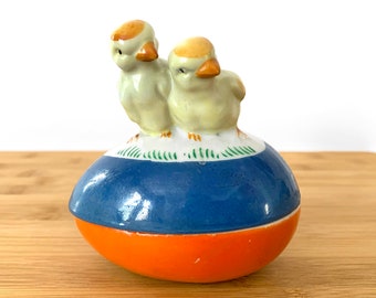 ヴィンテージ ひよこと卵 - 磁器製 レフトン イースター