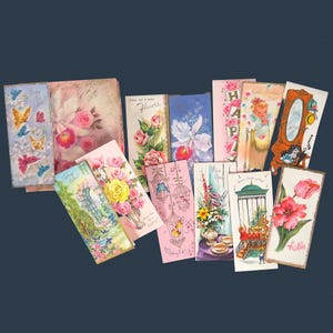 Tarjetas de papelería vintage Slim Lovelies para toda ocasión (NIB)