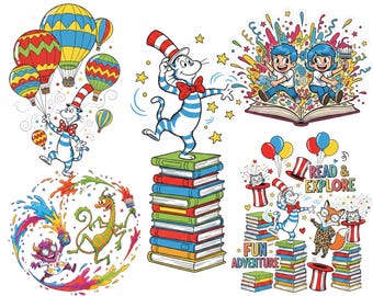 Cat In The Hat Png, Back To School Png, Catoon Character Png, Be Kind Png, Teacher Of All Things,Save The Planet,Teacher Design, sublimation