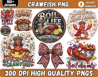 100+ Crawfish Season Preppy PNG bundle, Crawfish Png, Crawfish Preppy png, Preppy png, Crawfish Sublimation design, Crawfish png files
