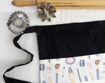 Makeup Themed Child Apron for pretend play - ready to ship