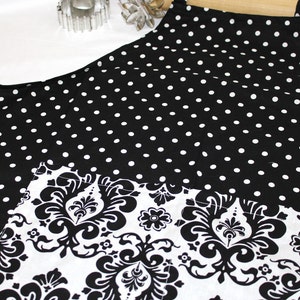 Damask &#39;n Polka Dots Adult Apron - ready to ship