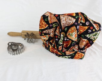 Pizza Themed Child Chef Hat - Adjustable - ready to ship