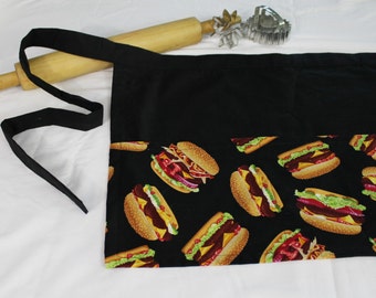 Hamburgers Adult Apron - ready to ship