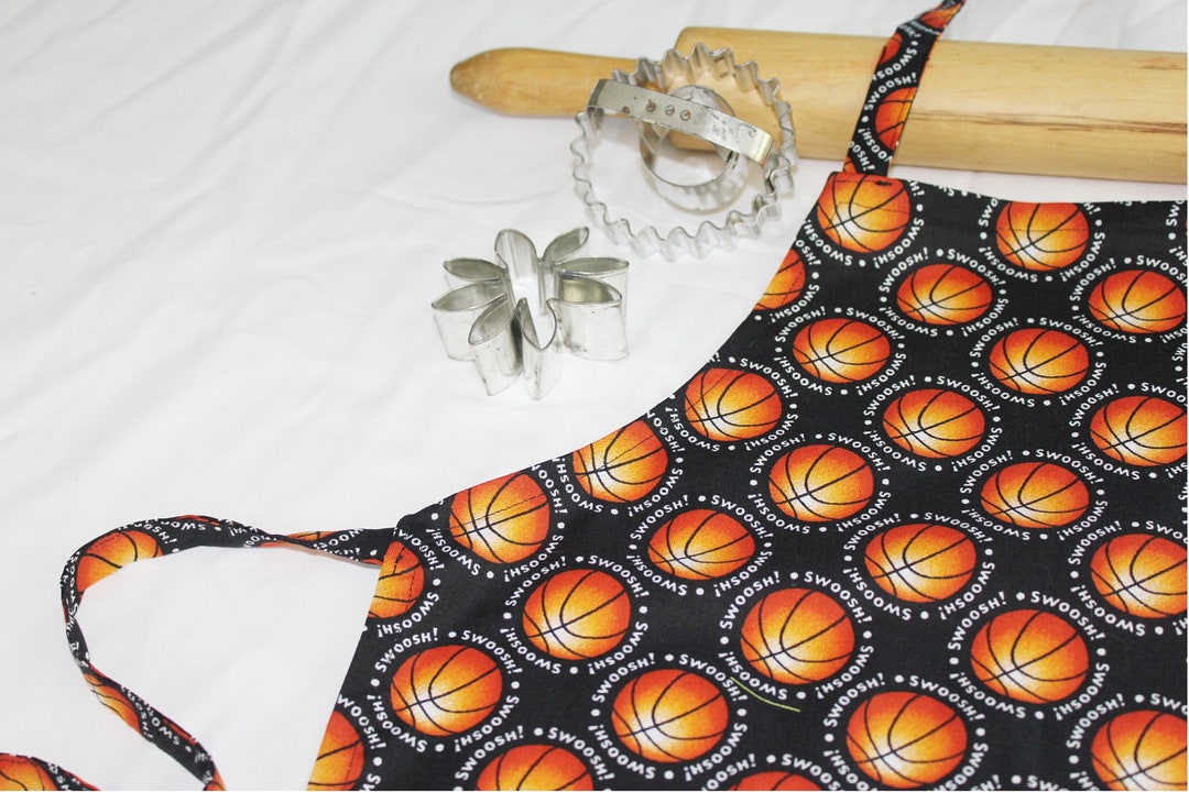Child Apron - Basketball Swoosh - Ready to Ship - Etsy