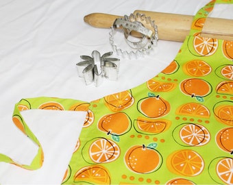 Oranges Child Apron - prêt à être expédié