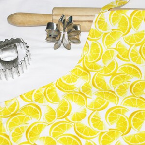 Lemon Slices Youth Size Apron - ready to ship