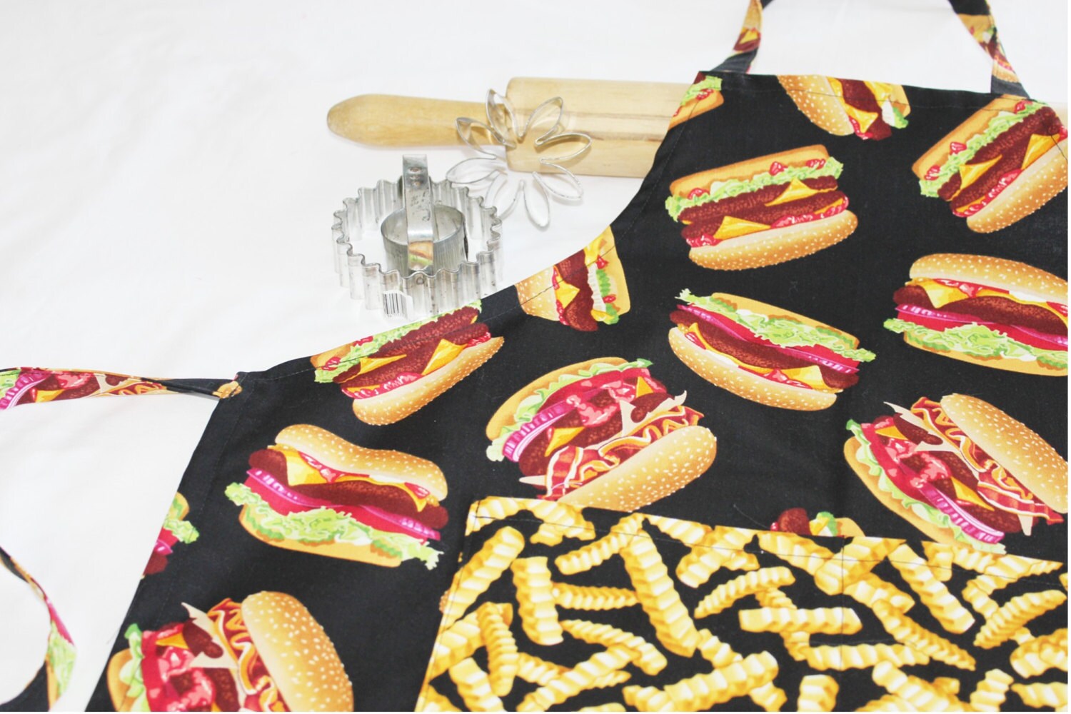 Hot Dog - Hot Dog And Mustard - Kitchen Gifts - Fun Aprons - Foodies -  Chefs - Kids Apron for Sale by happygiftideas