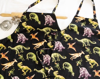 Jurassic Dinosaurs Father Son Aprons - ready to ship