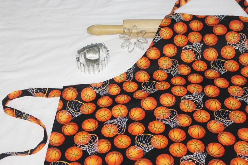 Adult Apron - Basketball Hoops - Ready to Ship - Etsy