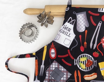 Grill Master Child Apron - ready to ship