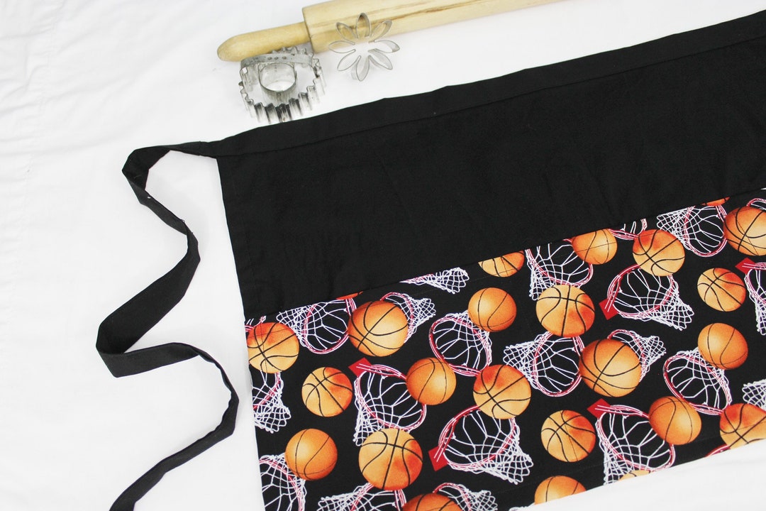 Adult Apron - Basketball Hoops - Waist Apron - Ready to Ship - Etsy