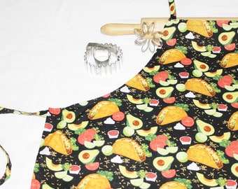 Adult Apron - Tacos - ready to ship