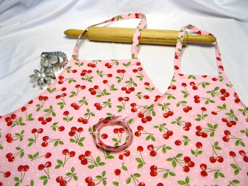 Matching Mother Daughter Retro Cherry Aprons Ready Tos Ship - Etsy