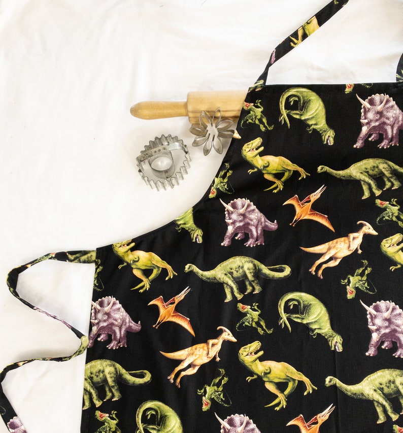 Jurassic Dinosaurs Adult Apron - ready to ship