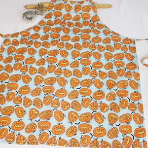 Halloween Jack o' Lantern Adult Apron ready to ship image 2