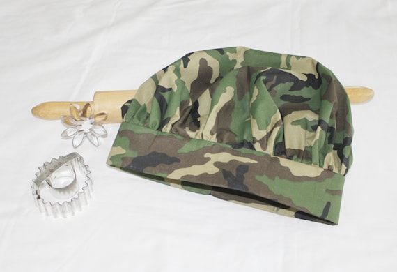 Camo cheap chef hat