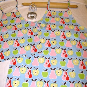 Retro Apples N Pears Mother Daughter Aprons Ready to Ship - Etsy