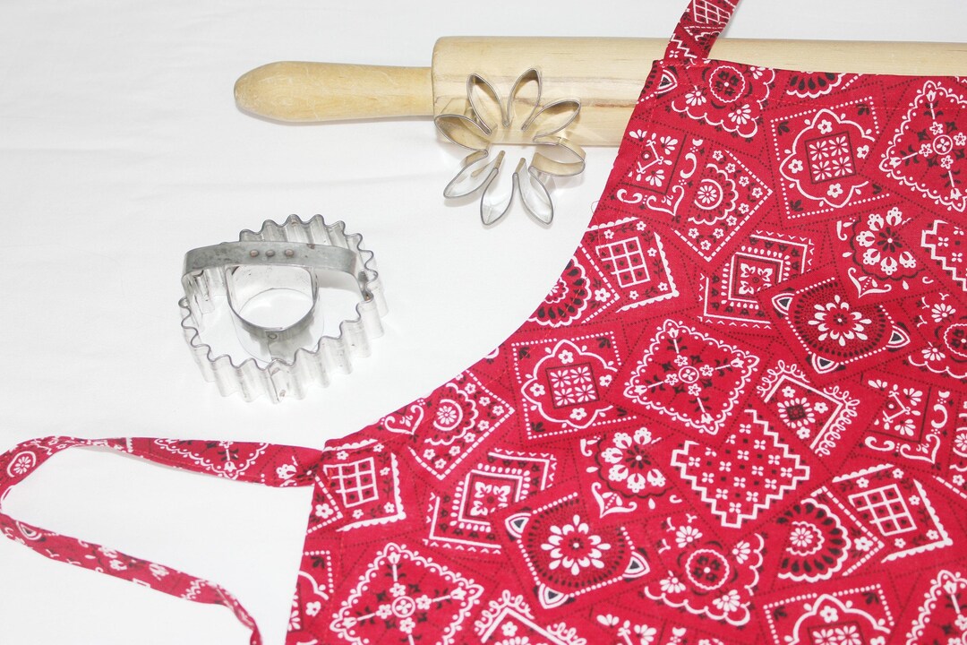 Delantal infantil Bandanna listo para enviar Etsy España