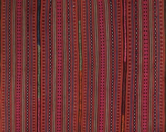 5x5 Vintage Square Kilim Rug Handwoven Wool Flatweave Striped Design — One-of-a-kind statement piece