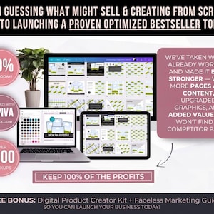 1400+ Etsy Listing Mockup Templates Bundle for Digital Products,Editable Canva Mockups for Etsy Listing, Etsy Product Image Mockup Templates image 5