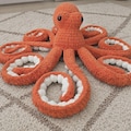 Giant Octopus Amigurumi Crochet Pattern | Cute Plush Toy, Snuggle Buddy, Bulky Yarn Pattern, Home Decor & Handmade Gift, Halloween