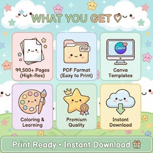 Kids Learning Mega Bundle | 33,500+ Printable Pages | PLR & MRR Rights ...