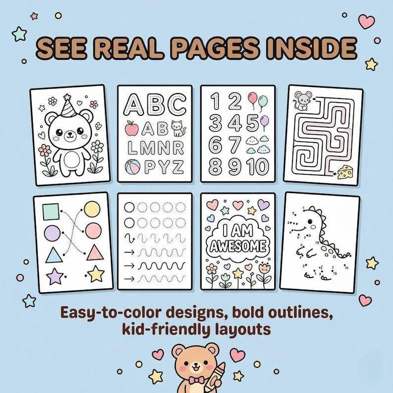 Kids Learning Mega Bundle | 33,500+ Printable Pages | PLR & MRR Rights ...
