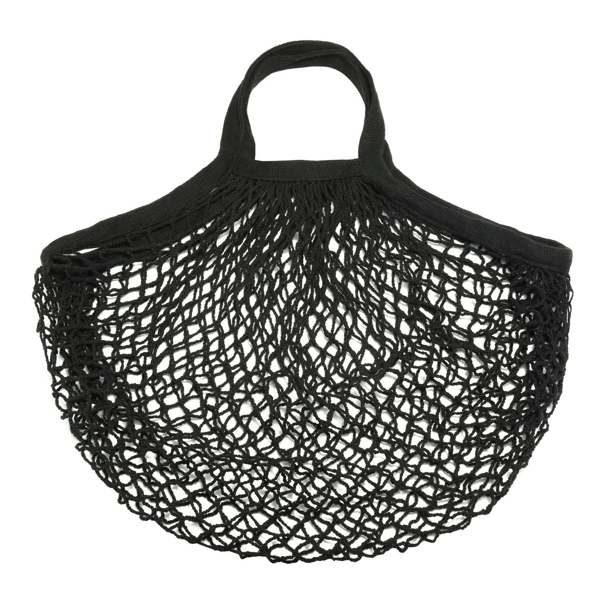 Black mesh bag reusable shopping bag white mesh bag grocery Etsy