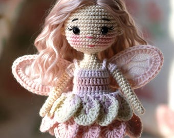 Crochet Fairy Doll Pattern PDF – Fantasy Amigurumi , Handmade Toy Tutorial (Written Pattern Only)