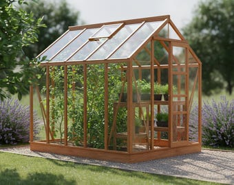8x8 DIY Greenhouse Plans: Printable Step-by-Step Build Guide (PDF Download)