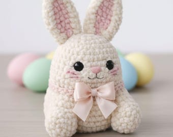 Crochet Bunny Pattern Amigurumi Plush Toy PDF DIY Easter Pattern