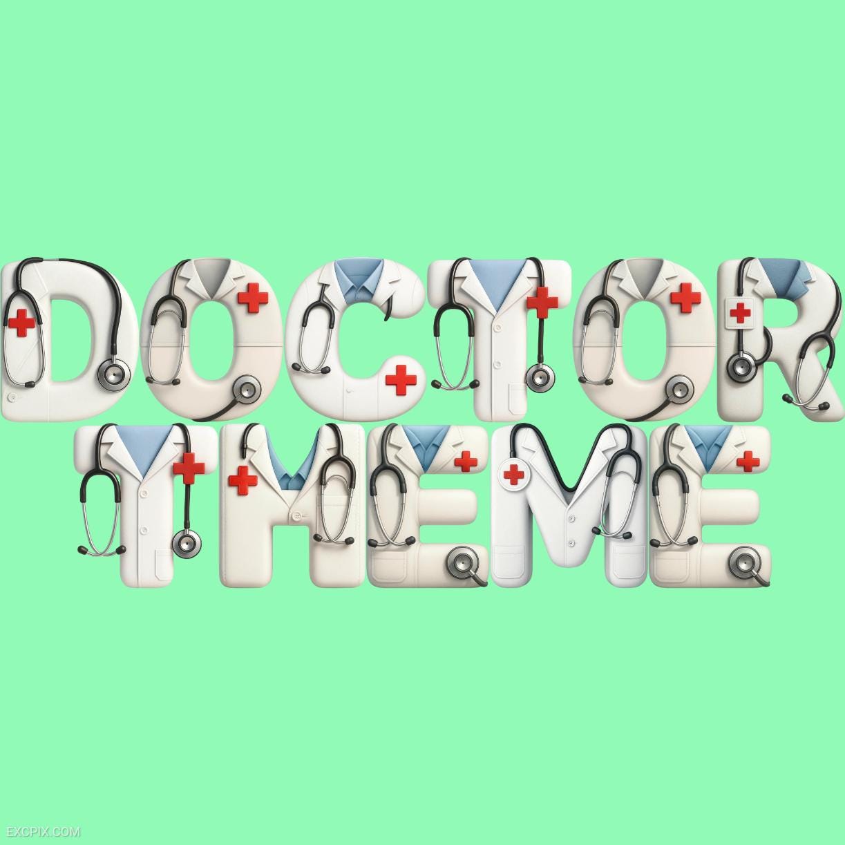 Doctors Letters Texture Doctor Alphabet Clipart Bundle, Medical Letters, Numbers (PNG Set) - Etsy