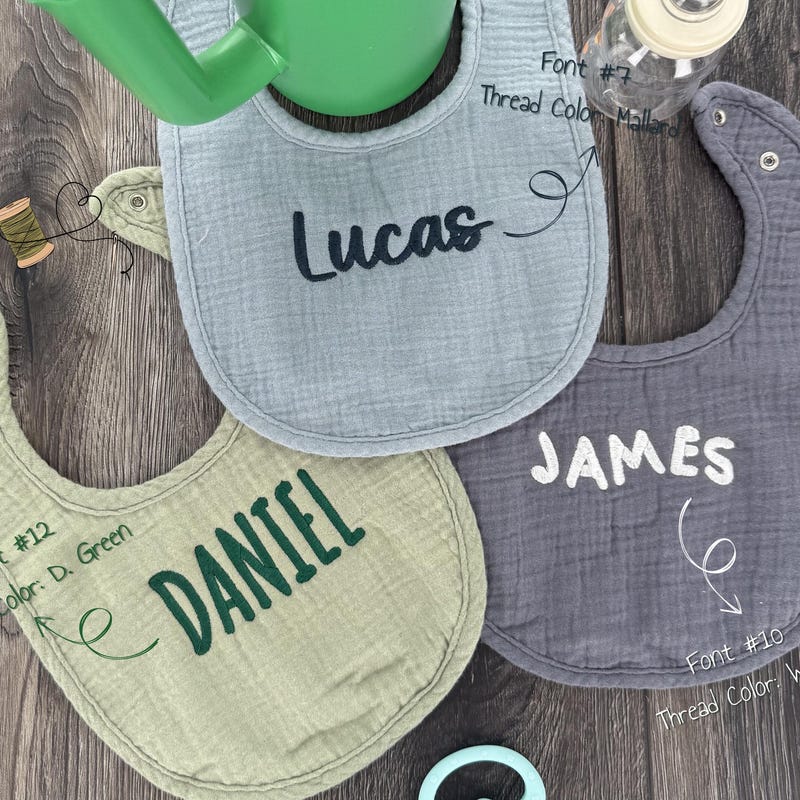 Personalized Baby Bibs - Etsy