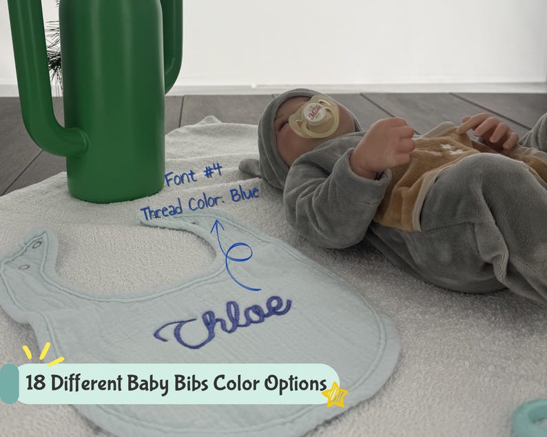 18 Different Baby Bibs Color Options