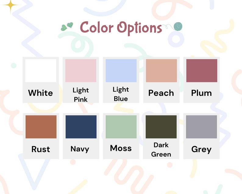 +10 Bib Color Options