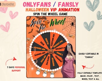 OnlyFans Halloween Spin The Wheel Game | Onlyfans Templates Canva , Tip Game , Content Ideas , Onlyfans Halloween Games October