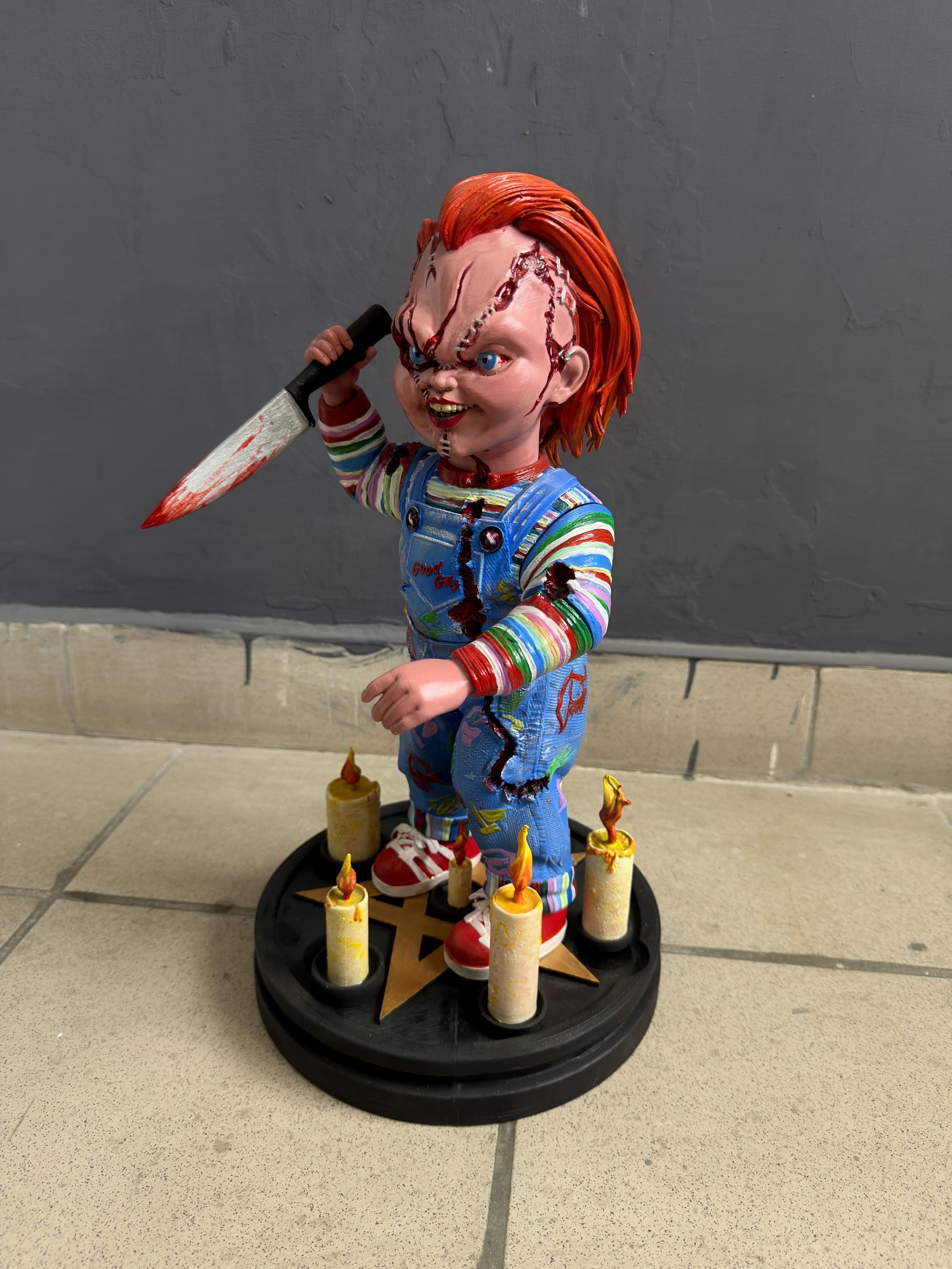 カスタム チャッキー 等身大 フィギュア チャイルドプレイ Custom Chucky カスタム チャッキー チャイルドプレイ 等身大 【公式通販】