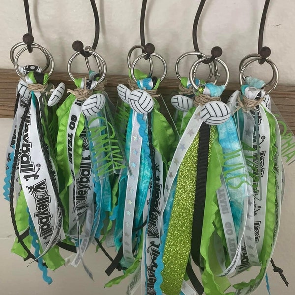 Volleyball Bag Tag Etsy