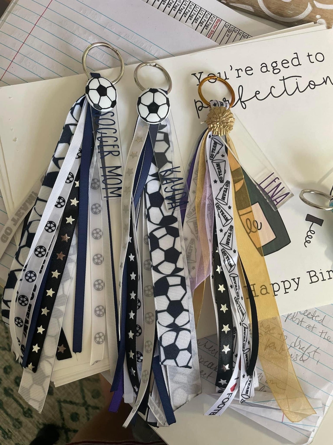 Custom School Colors Volleyball BOGG Bag Tag, BOGG Bag Charm