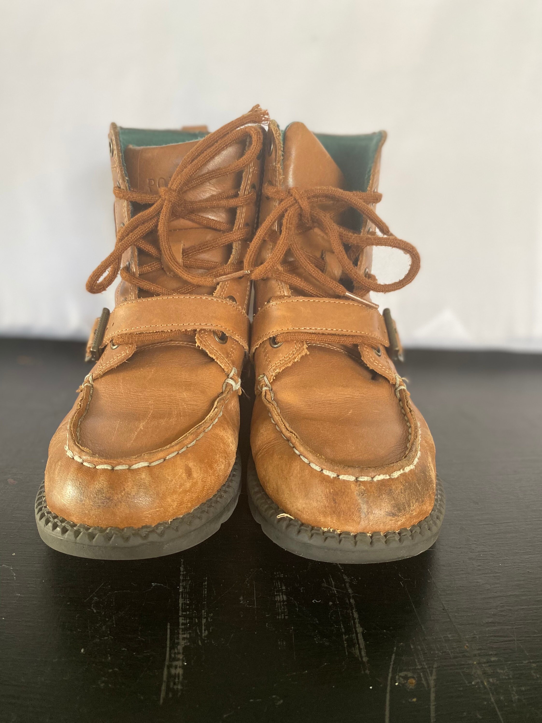 polo kewzip leather boot