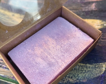 Sugar Plum Fairy All-Natural Soap Bar | Fresh Goat Milk | Stocking Stuffer for Girls & Glitter Lovers