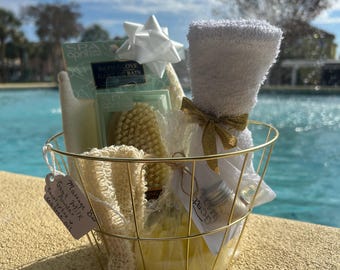Ziegenmilch Geschenk Set | Aromatherapie, Massageseife zur Entspannung