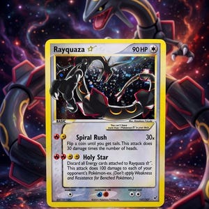レックウザ☆(英語版)【-】{107/107}TCG Tag 9 Goldstar Rayquaza that